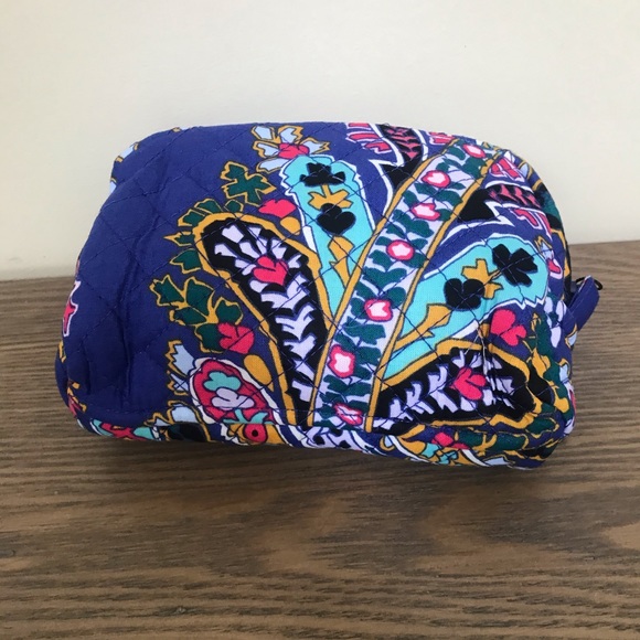 Vera Bradley Mini Cosmetics Bag Romantic Paisley - Picture 2 of 8